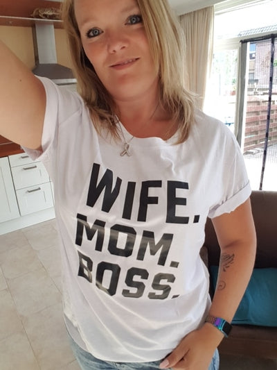 WIFE MOM BOSS Tee