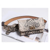 Snake Print Waist Bag