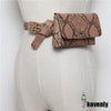 Snake Print Waist Bag