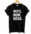 WIFE MOM BOSS Tee