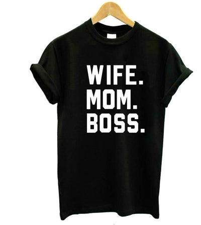 WIFE MOM BOSS Tee