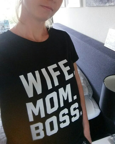 WIFE MOM BOSS Tee