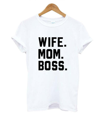 WIFE MOM BOSS Tee